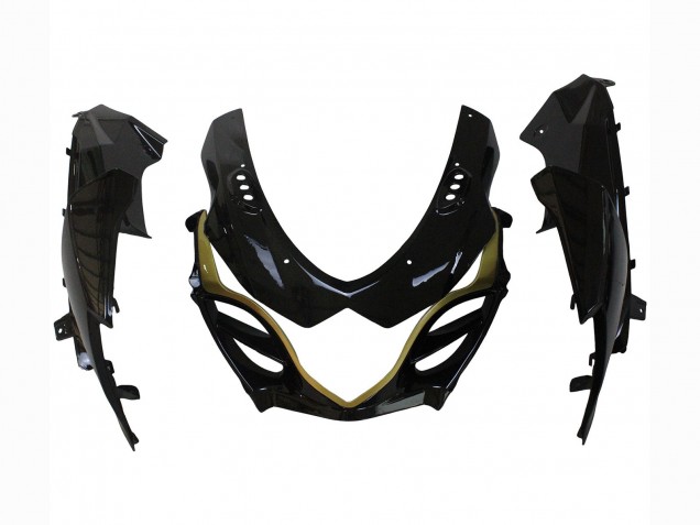 2009-2016 Glossy Black Gold Suzuki GSXR 1000 Motorcycle Fairings