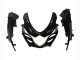 2009-2016 Glossy Black Gold Suzuki GSXR 1000 Motorcycle Fairings