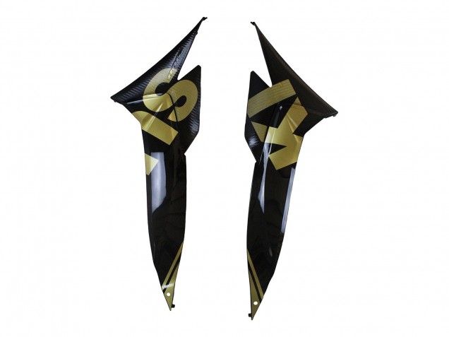 2009-2016 Glossy Black Gold Suzuki GSXR 1000 Motorcycle Fairings