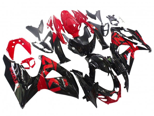 2009-2016 Glossy Black Red Suzuki GSXR 1000 Motorcycle Fairing Kits