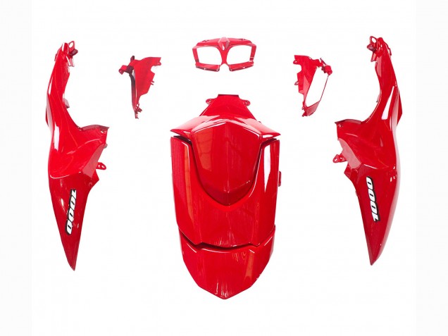 2009-2016 Glossy Black Red Suzuki GSXR 1000 Motorcycle Fairing Kits