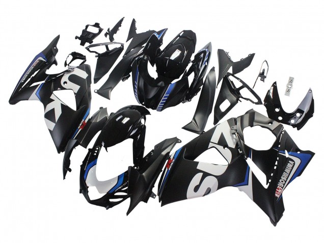 2009-2016 Matte Black White Blue Suzuki GSXR 1000 Motorcycle Fairings