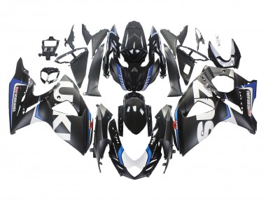 2009-2016 Matte Black White Blue Suzuki GSXR 1000 Motorcycle Fairings