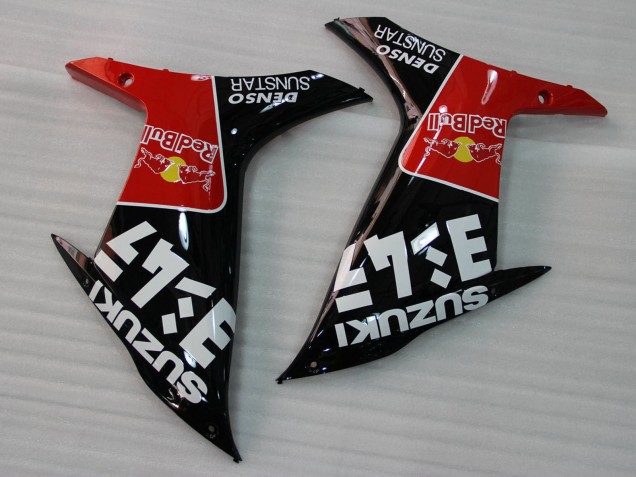 2009-2016 Red Black White 13 Suzuki GSXR 1000 Motorcycle Fairings