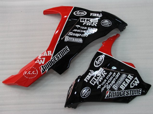 2009-2016 Red Black White 13 Suzuki GSXR 1000 Motorcycle Fairings