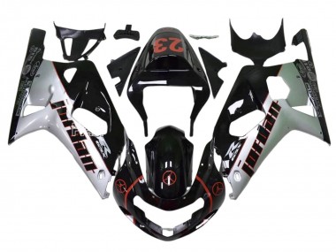 2009-2016 Glossy Black White Red Jordan 23 Suzuki GSXR 1000 Motorcycle Fairings