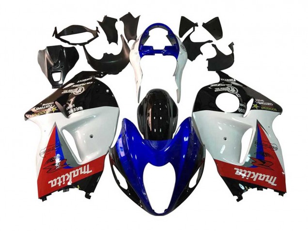 1996-2007 White Blue Red Makita Black Suzuki GSXR 1300 Hayabusa Motorcycle Fairings