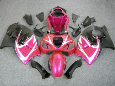 1996-2007 Pink White Black Suzuki GSXR 1300 Hayabusa Motorcycle Fairings