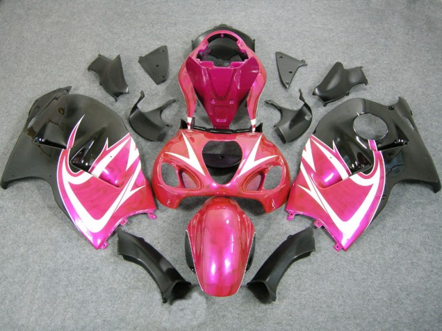 1996-2007 Pink White Black Suzuki GSXR 1300 Hayabusa Motorcycle Fairings