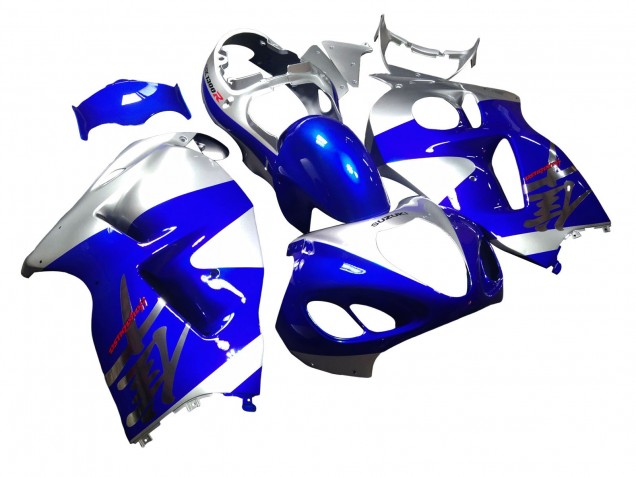 1996-2007 Blue Silver Hayabusa Suzuki GSXR 1300 Hayabusa Motorcycle Fairings
