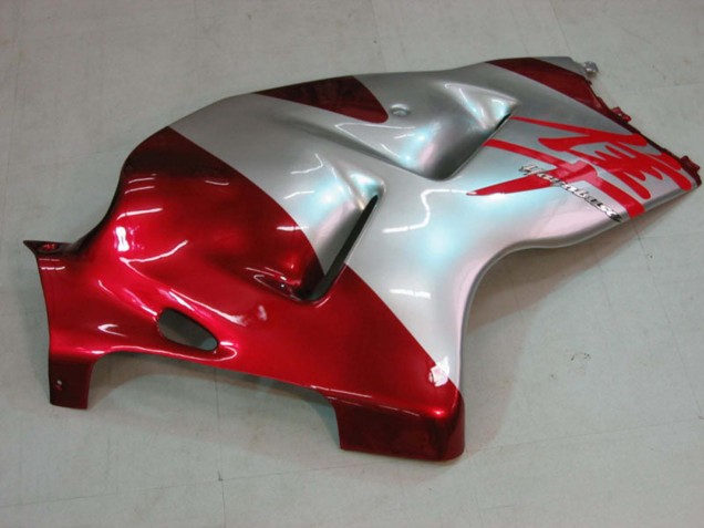 1996-2007 Silver Red Hayabusa Suzuki GSXR 1300 Hayabusa Motorcycle Fairings