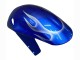 2001-2003 Blue with White Flame Suzuki GSXR 600 / GSXR 750 Motorcycle Fairings