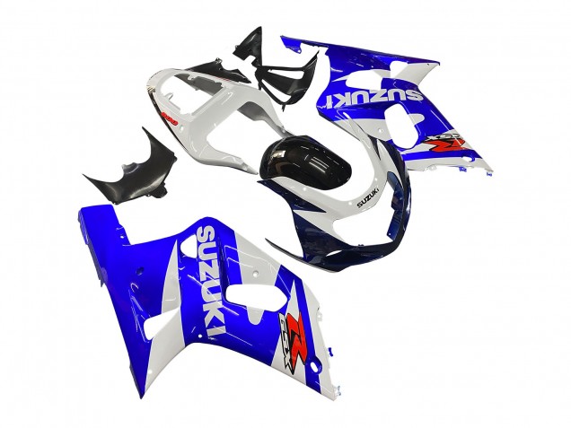 2001-2003 White Blue Glossy Black Red Suzuki GSXR 600 / GSXR 750 Motorcycle Fairing