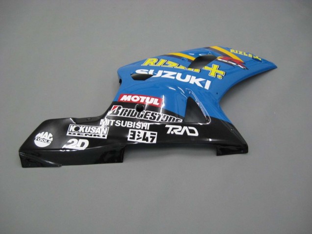 2001-2003 Blue Yellow Black Motul Rizla Suzuki GSXR 600 / GSXR 750 Motorcycle Fairings