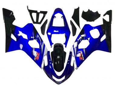 2004-2005 Blue White Black Suzuki GSXR 600 / GSXR 750 Motorcycle Fairing