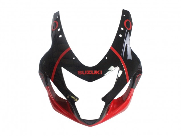 2004-2005 Glossy Black Red Jordan Michelin Suzuki GSXR 600 / GSXR 750 Motorcycle Fairings