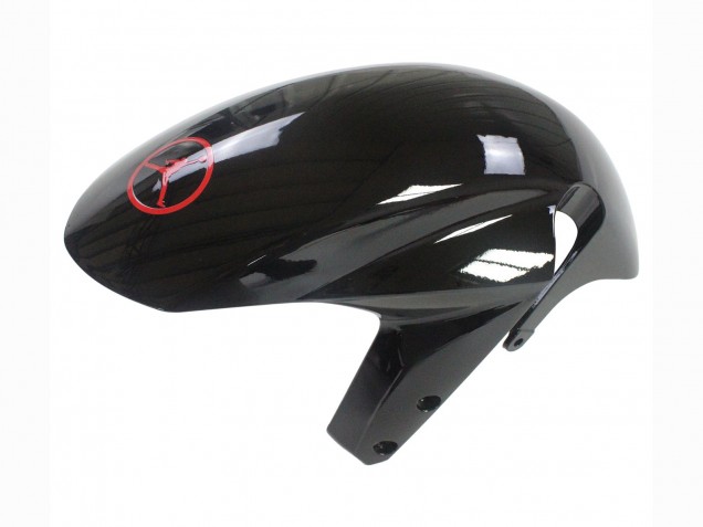 2004-2005 Glossy Black Red Jordan Michelin Suzuki GSXR 600 / GSXR 750 Motorcycle Fairings