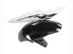 2004-2005 White Black Suzuki GSXR 600 / GSXR 750 Motorcycle Fairing