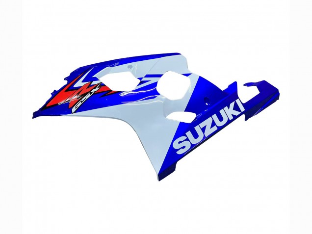 2004-2005 White Blue Red Suzuki GSXR 600 / GSXR 750 Motorcycle Fairing