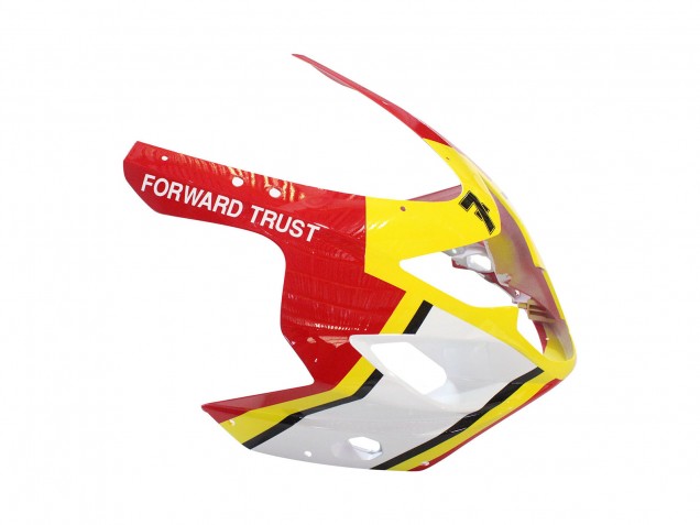 2004-2005 White Red Yellow Michelin Texaon Heron 7 Suzuki GSXR 600 / GSXR 750 Motorcycle Fairings