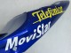 2004-2005 Blue White Yellow Green Telefumia Motul MoviStar Suzuki GSXR 600 / GSXR 750 Motorcycle Fairings