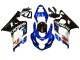 2004-2005 Blue White Black Suzuki GSXR 600 / GSXR 750 Motorcycle Fairings