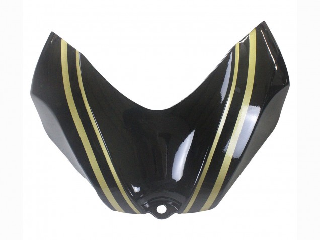 2006-2007 Glossy Black Gold Stripe Suzuki GSXR 600 / GSXR 750 Motorcycle Fairings