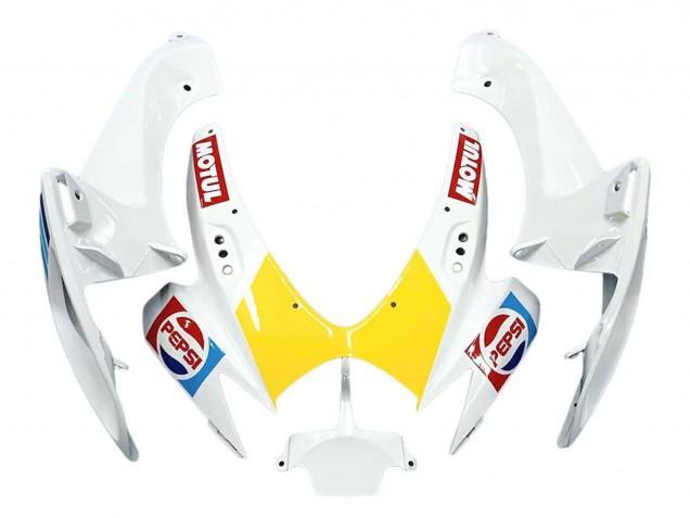 2006-2007 White Red Yellow Motul Suzuki GSXR 600 / GSXR 750 Motorcycle Fairings