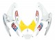 2006-2007 White Red Yellow Motul Suzuki GSXR 600 / GSXR 750 Motorcycle Fairings