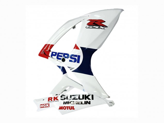 2006-2007 White Red Yellow Motul Suzuki GSXR 600 / GSXR 750 Motorcycle Fairings