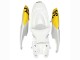 2006-2007 White Red Yellow Motul Suzuki GSXR 600 / GSXR 750 Motorcycle Fairings