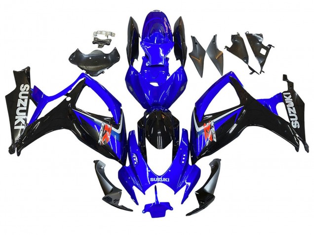 2006-2007 Blue BlackRed Suzuki GSXR 600 / GSXR 750 Motorcycle Fairings
