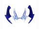 2006-2007 White Blue Flame Suzuki GSXR 600 / GSXR 750 Motorcycle Fairings