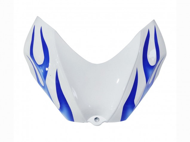 2006-2007 White Blue Flame Suzuki GSXR 600 / GSXR 750 Motorcycle Fairings