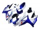 2006-2007 White Blue Glossy Black Red Suzuki GSXR 600 / GSXR 750 Motorcycle Fairings