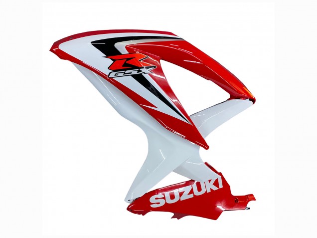 2008-2010 White Red Black Suzuki GSXR 600 / GSXR 750 Motorcycle Fairings