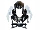 2008-2010 White Black Suzuki GSXR 600 / GSXR 750 Motorcycle Fairing