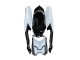 2008-2010 White Black Suzuki GSXR 600 / GSXR 750 Motorcycle Fairing