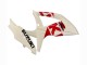 2008-2010 Cream White Red Black Suzuki GSXR 600 / GSXR 750 Motorcycle Fairings