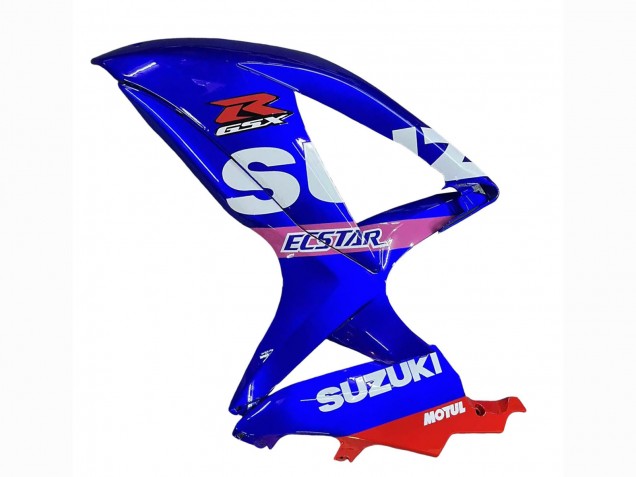 2008-2010 White Blue Pink Ecstar Motul Suzuki GSXR 600 / GSXR 750 Motorcycle Fairings