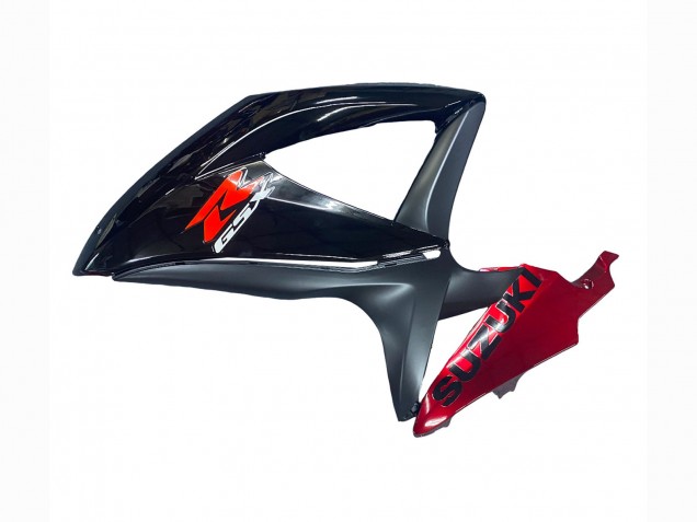 2008-2010 Red Glossy Black Suzuki GSXR 600 / GSXR 750 Motorcycle Fairing