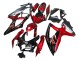 2008-2010 Red Glossy Black Suzuki GSXR 600 / GSXR 750 Motorcycle Fairings