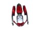 2008-2010 Red Glossy Black Suzuki GSXR 600 / GSXR 750 Motorcycle Fairings