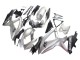 2008-2010 Silver Matte Black Suzuki GSXR 600 / GSXR 750 Motorcycle Fairings