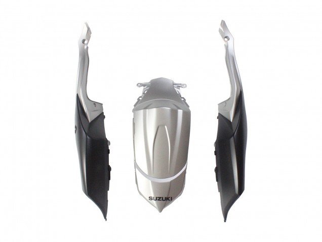 2008-2010 Silver Matte Black Suzuki GSXR 600 / GSXR 750 Motorcycle Fairings