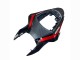 2011-2024 Glossy Black Forged Carbon Fiber Silver Red Suzuki GSXR 600 / GSXR 750 Motorcycle Fairings