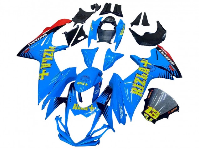 2011-2024 Blue Gold Red Black Rizla Suzuki GSXR 600 / GSXR 750 Motorcycle Fairings