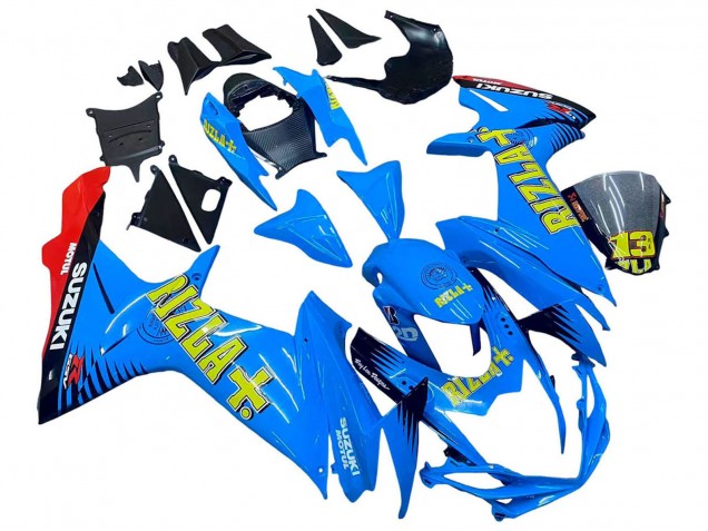 2011-2024 Blue Gold Red Black Rizla Suzuki GSXR 600 / GSXR 750 Motorcycle Fairings
