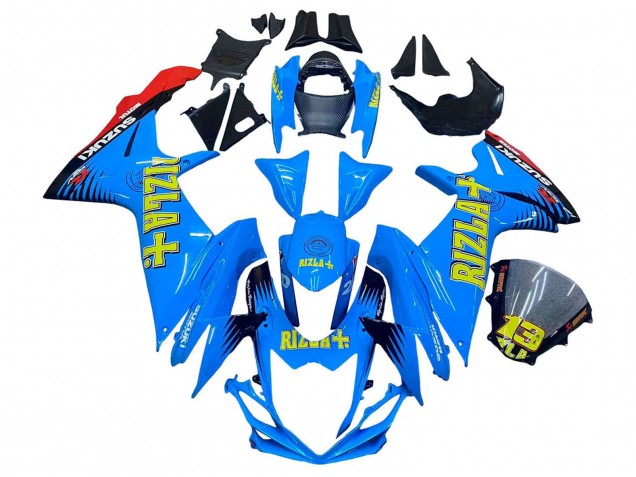 2011-2024 Blue Gold Red Black Rizla Suzuki GSXR 600 / GSXR 750 Motorcycle Fairings