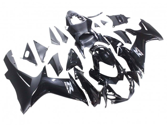 2011-2024 Glossy Black Matte Black White Decal Suzuki GSXR 600 / GSXR 750 Motorcycle Fairings